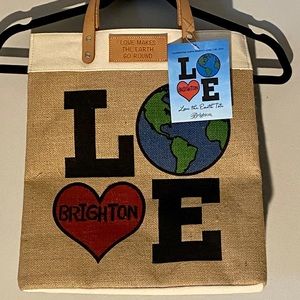 Brighton love the earth tote